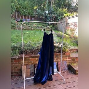 Vintage Greek Goddess Maxi Dress with a Versatile Neck Ribbon